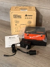 Takki Portable Power Station 88Wh, Solar Generator Power Bank with 110V AC DC US