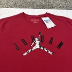 Nike Jordan Flight MVP Medium T-Shirt Cardinal Red FB7365-619 NWT
