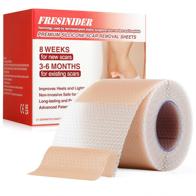 Silicone Scar Sheets Roll - 1.6'' X 120'' Silicone Scar Tape