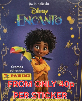 Disney Encanto Sticker Sammlung Einzelsticker 1-163, X1-X29 (Panini, 2022)