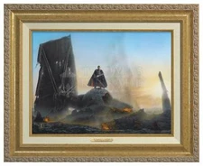 Thomas Kinkade Studios Star Wars Mandalorian Undeterred 12 x 16 Canvas Classics