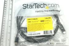 StarTech USB-C to Mini Display Port Adapter Cable 6' Black CDP2MDPMM6B