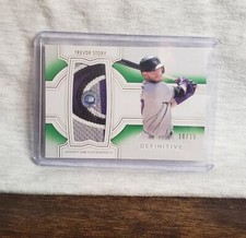 2020 Topps Definitive Collection Jumbo Relic Purple 10/15 Trevor Story #DJRC-TS