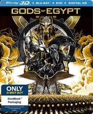 Gods of Egypt (Blu-ray/DVD, 3D SteelBook Only  Best Buy) - Brand New Sealed