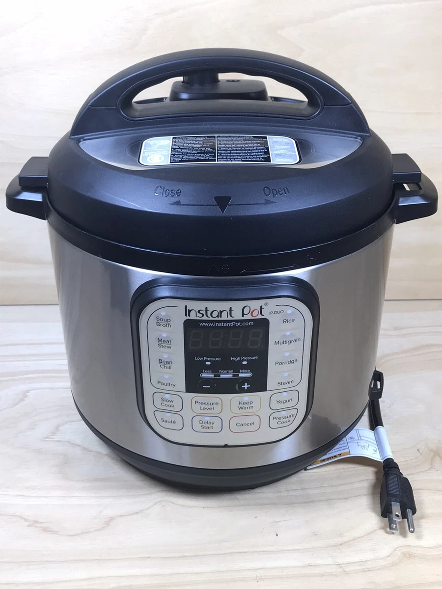 Instant Pot 7-in-1 Programmable Pressure Cooker with Stainless Steel  Cooking Pot and Exterior (6-Quart/1000-Watt)