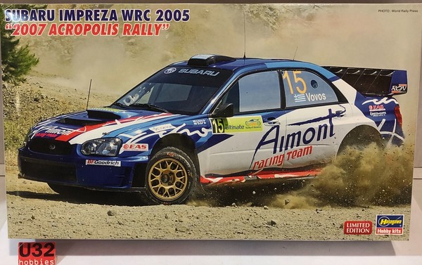 Hasegawa 20558 Kit 1/24 Subaru Impreza Wrc 2005 Rally Acropolis 2007-image