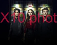 THE VAMPIRE DIARIES #133,IAN SOMERHALDER,nina dobrev,PAUL WESLEY,8X10 photo