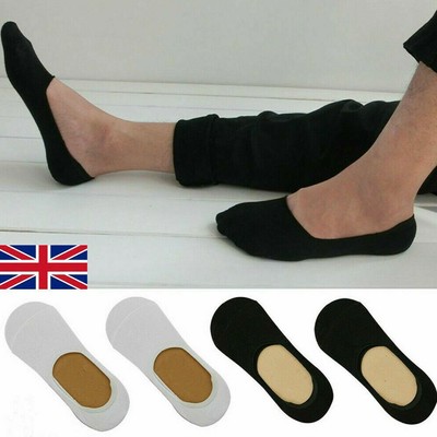 Ladies Invisible Socks//Footsies//shoe liners in Black /& Nude 4 Pairs one Size UK
