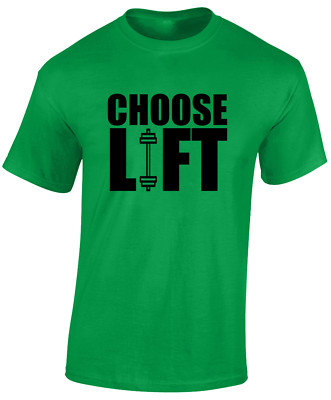 Choose Lift Funny Joke Gym Training Design Cool Unisex T-Shirt
