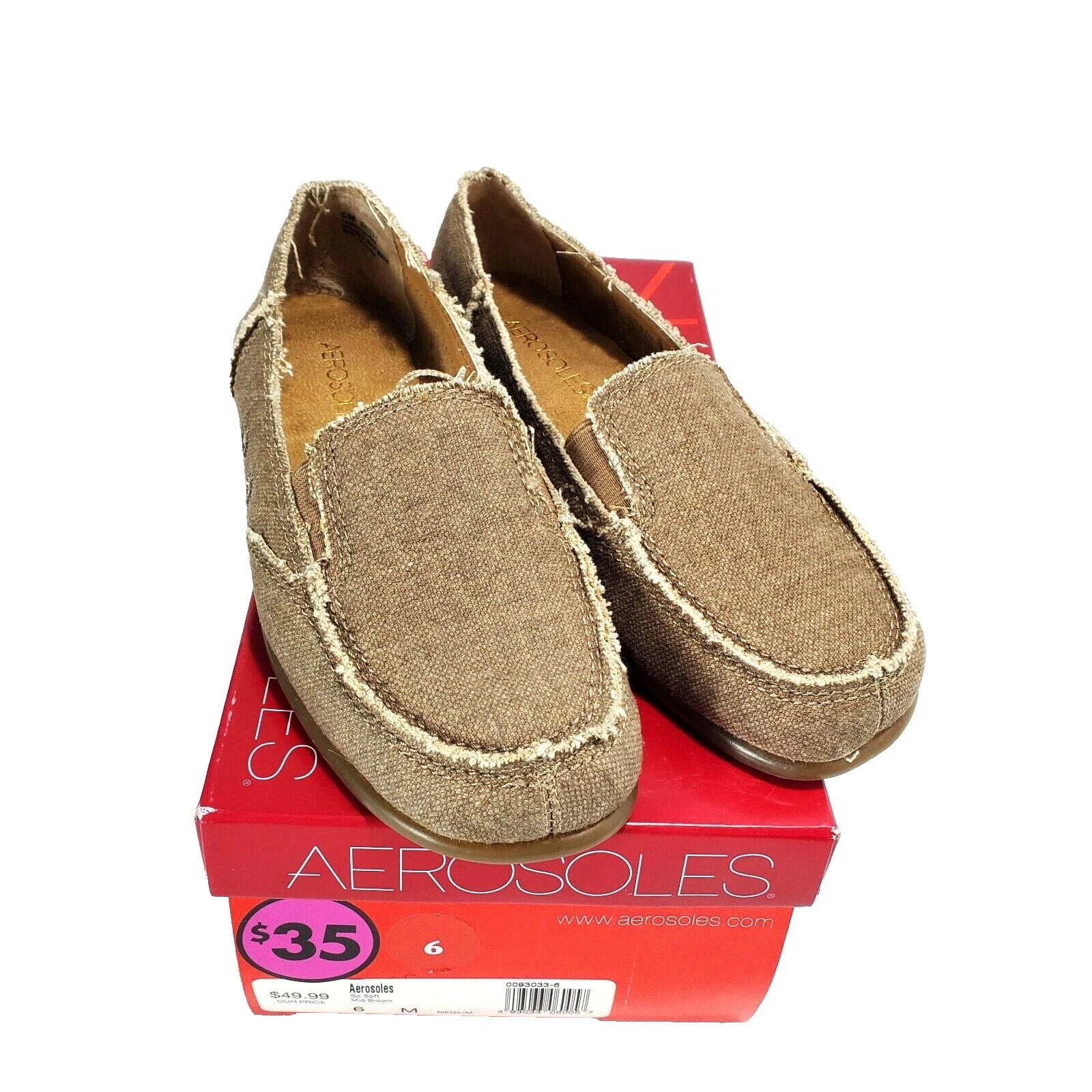 Zapatos Cómodos Aerosoles Marrón para Mujeres