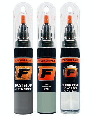 für MITSUBISHI F20 MINT GREEN LACKSTIFT Reparatur Set Autolack Kratzer