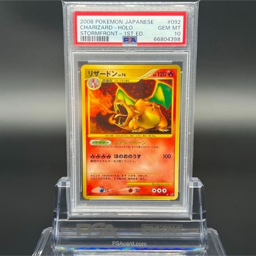 PSA10 Charizard 2008 Pokemon STORMFRONT 1ST ED Base R #092/092 Holo NINTENDO FRE - Picture 11 of 12