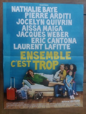 Plakat ENSEMBLE C'EST TROP Nathalie Baye Pierre Arditi 40x60cm