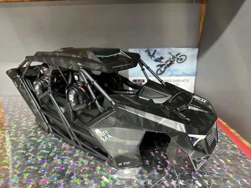 Arrma FIRETEAM 6s BLX Roll Cage Body Panels Shell Cover Black Camo NEW - Picture 6 of 6