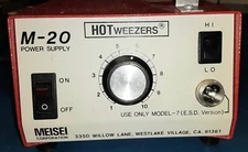  MEISEI HOTWEEZERS®  M-20 POWER SUPPLY for THERMAL WIRE STRIPPER, ESD Safe,115V 