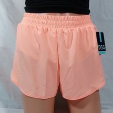 Girls' Stride Running Shorts-Athletic-Neon Peach-Size Large-New with Tags