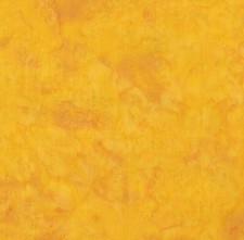 Hoffman Bright Yellow Sun Watercolor Bali Batik Cotton Quilt Fabric By the Yard