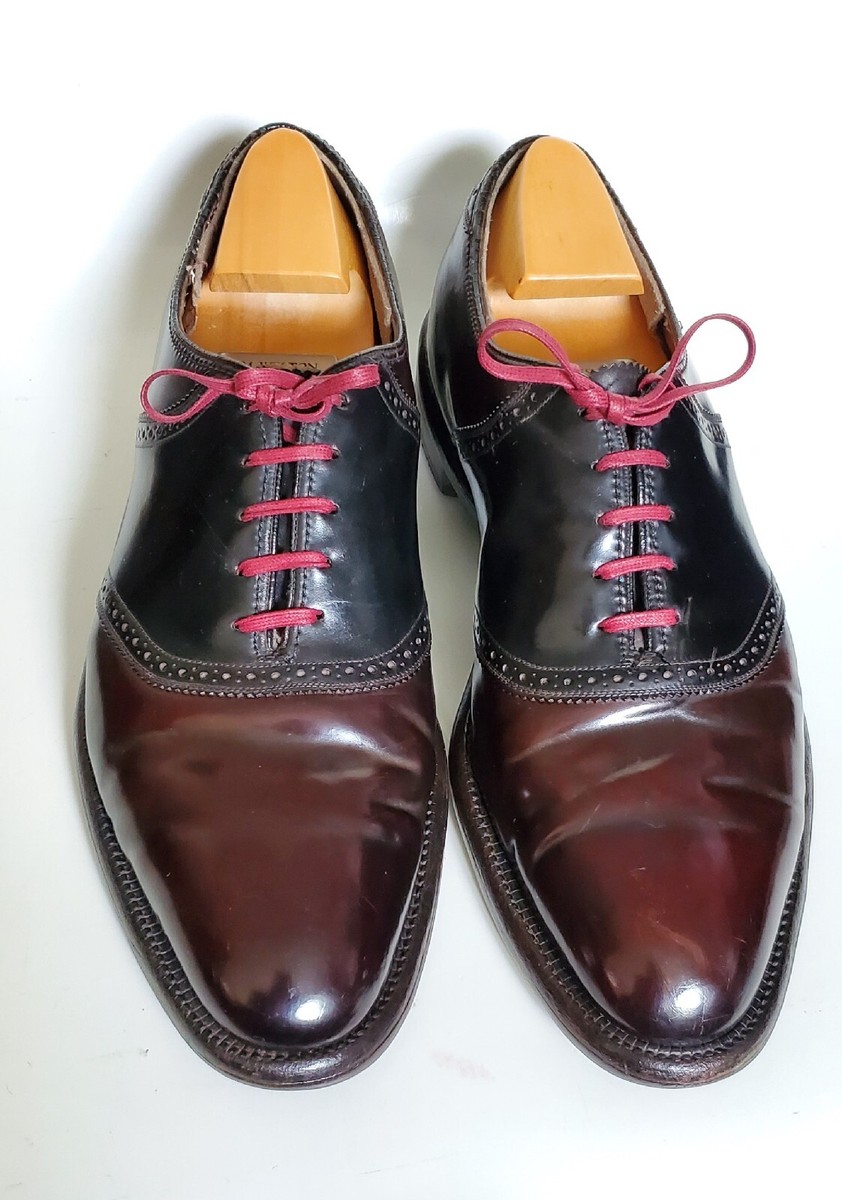 Florsheim Vtg 32302 Shell Cordovan The Dover 1960 V-Cleat Oxford 