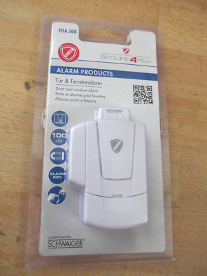 5 Packungen Tür- und Fensteralarm Mini Alarm weiß 100dB  / Aktion H2DV3Reg1K21