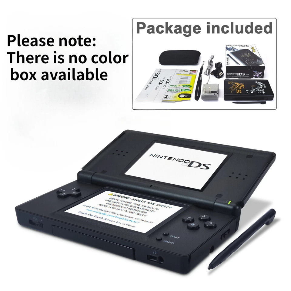 Nintendo DS Lite & Game boy Advance HandHeld Console System Black DSL - Image 2 of 4