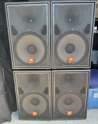 A set of 4 JBL MPro-415  15-inch Passive Speakers /Covers ( Local pick-up only)