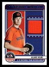 2023 Panini USA Baseball U18 Netherlands Relic Allard Helms