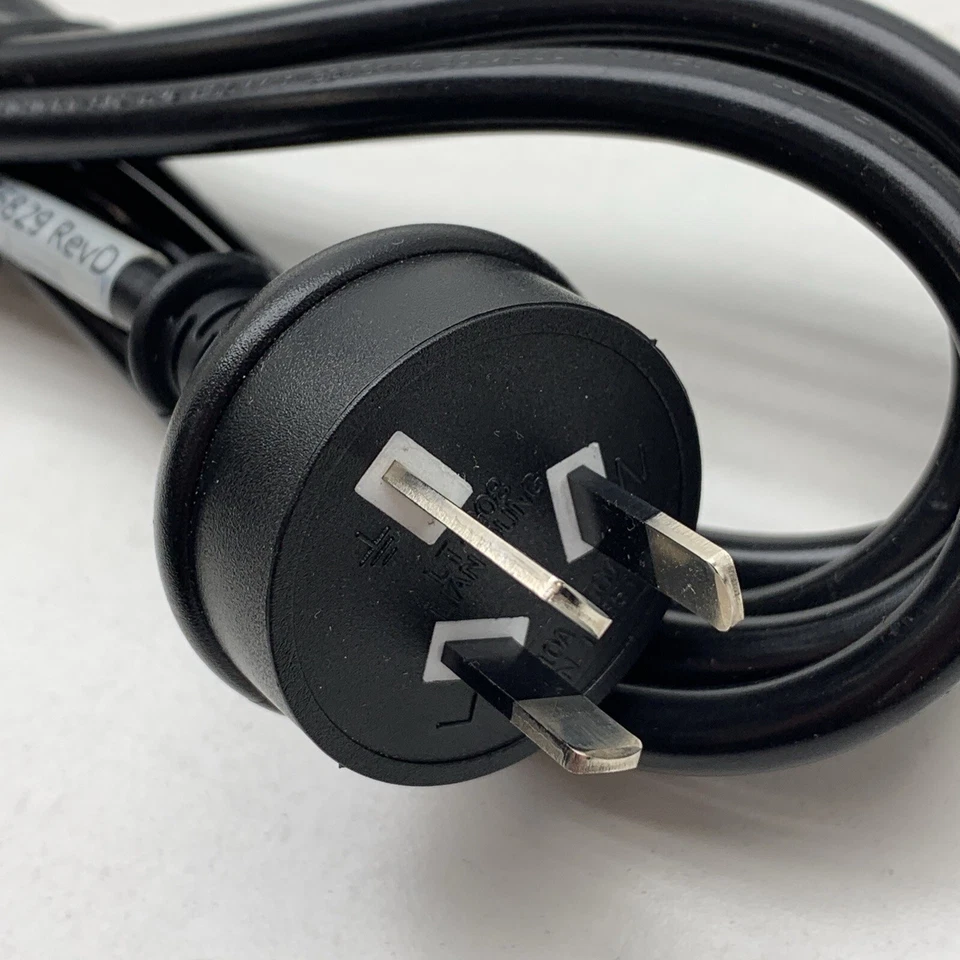 Australia New Zealand Argentina Type I to C13 Power Plug Cord 6ft Length - Image 3 of 4
