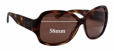 SFx Replacement Sunglass Lenses fits Versace VE 4166-B - 58mm Wide