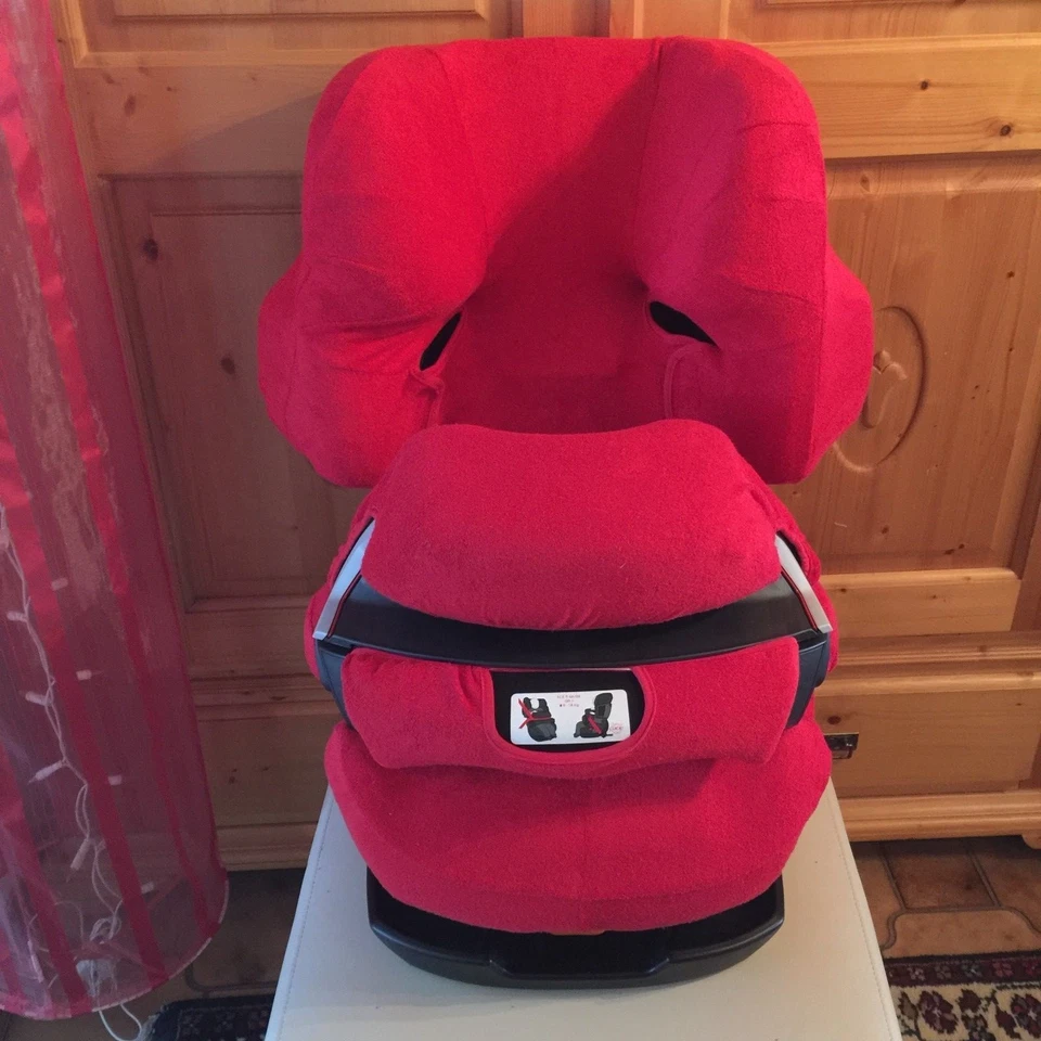 EKO Sommerbezug Schonbezug Frottee für Cybex Pallas und Pallas 2-Fix NEU rot