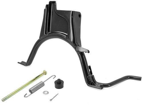 Béquille centrale adaptable MBK Booster Rocket et Yamaha Bw's avec ressort axe fixation