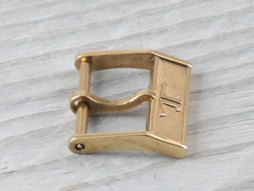 FIBBIA populaire JAEGER LECOULTRE LAMINATA ORO 14 mm BUCKLE JAEGER 14 mm GOLD PLATED