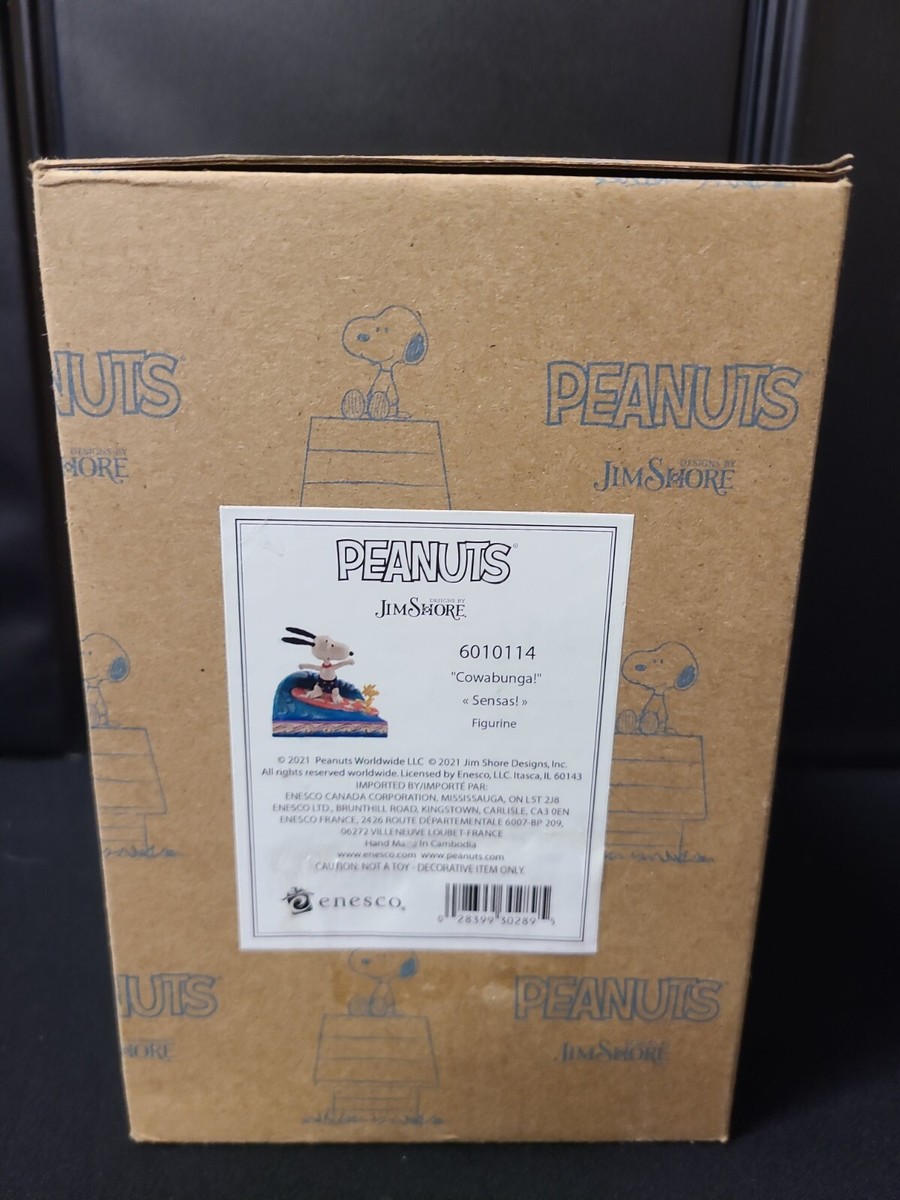 JIM SHORE PEANUTS 6010114 サーフィン JSPEA Snoopy & Woodstock Surfi – Jim Shore