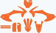 KTM SX 50 2016-2023 vector template