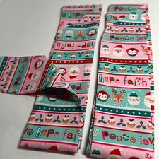 Two Thin Christmas Purse Scarves/ Hair Ties / Scarves- 893
