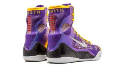 Nike Kobe IX Elite Team Showtime Purple Gold Yellow LA