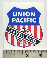 Union Pacific Overland Route Railroad Railway sticker decal