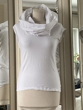 10 Days Top Mit Riesen Kragen Und Rückenausschnitt S Weiß