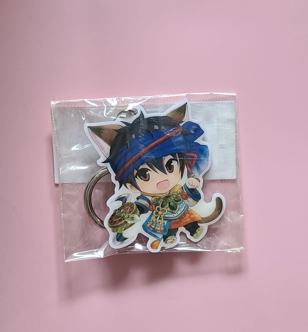 Llavero japonés anime Samurai Warriors Hanbe Takenaka