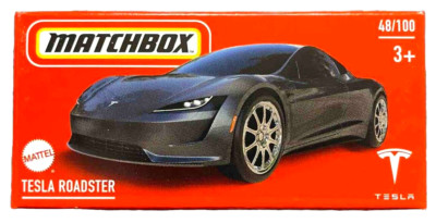 Matchbox Tesla Roadster 48/100 2024 Power Grabs 1:64 Modellauto Spielzeug OVP