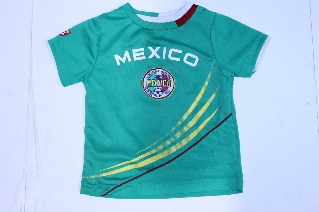 Youth Mexico #18 S (4) Sz 4 Soccer Futbol Jersey (Green) Simply For Sports