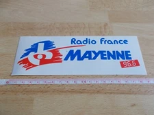 Autocollant RADIO FRANCE MAYENNE