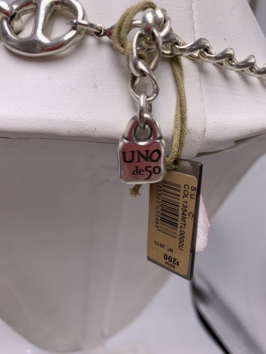 $200 UNO DE 5O COLLAR LINK NECKLACE P1 - Picture 4 of 4