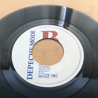 DEPECHE MODE ITS CALLED A HEART 1985 UK MUTE VINYL 7'' SINGLE 7 BONG 9