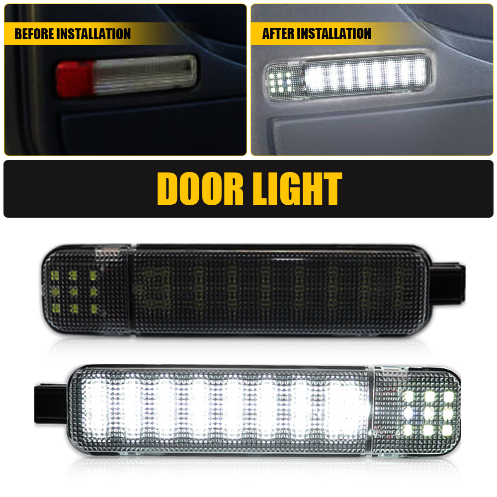 LED Door Courtesy Light Lamp White For Chevy Silverado Suburban Tahoe GMC Sierra