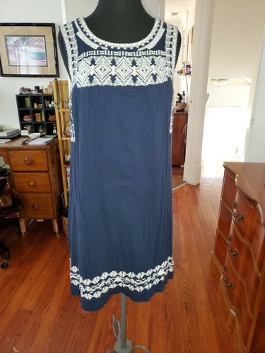 Lucky Brand Navy Dress Medium | eBay