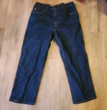 Carhartt FR Flame Resistant Cat 2 Denim Jeans Mens 36x34 Actual 34x28