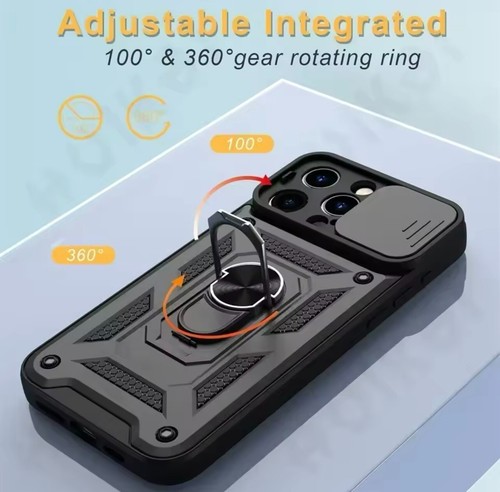 Shockproof Armor Magnetic Ring Holder Case For iphone 14 ,14 Pro Max,14+,14 Pro - Picture 12 of 24