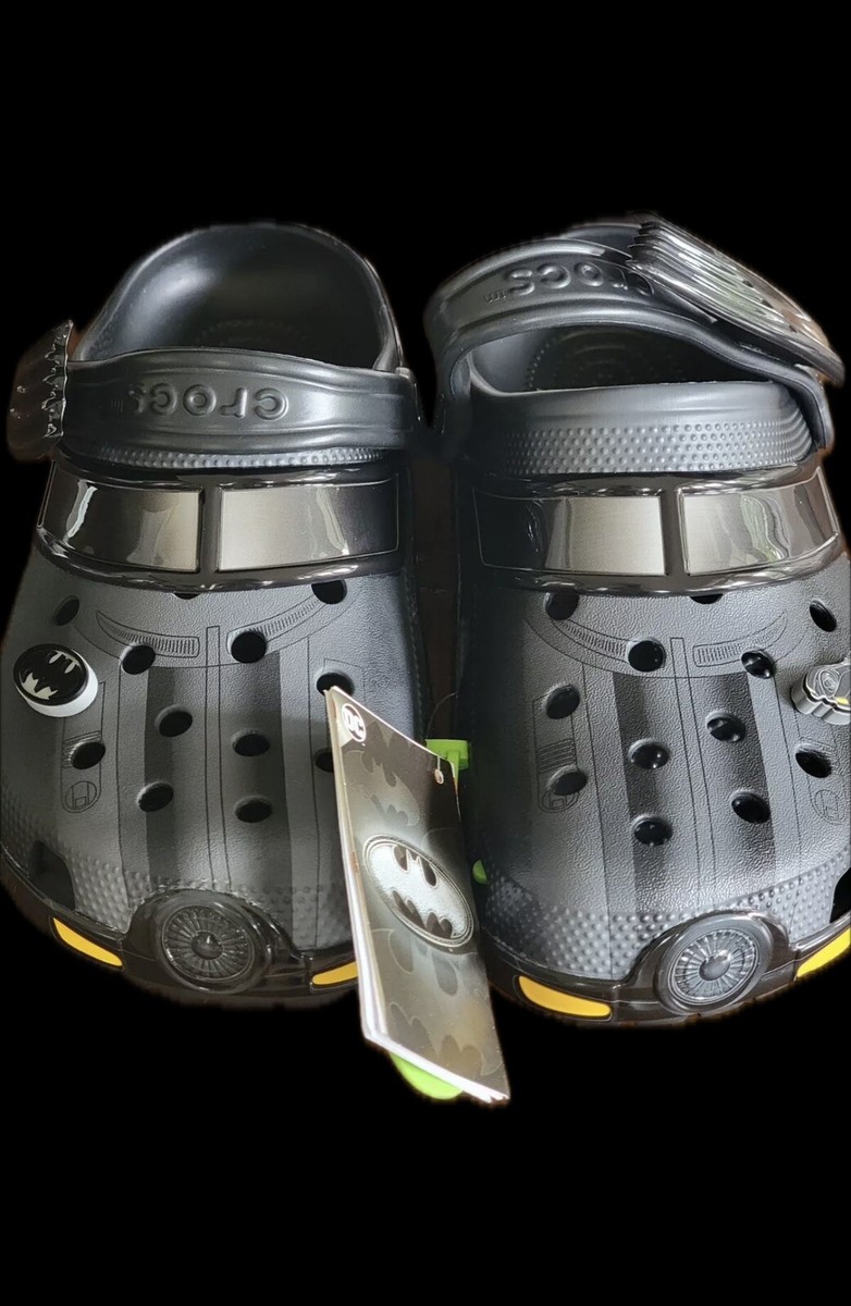 Crocs x Batman Batmobile Classic Clog M13 RARE 1 JIBBITZ WORN ONCE PRE-OWNED EXC Crocs x Batman Batmobile Classic Clog Men main image 4