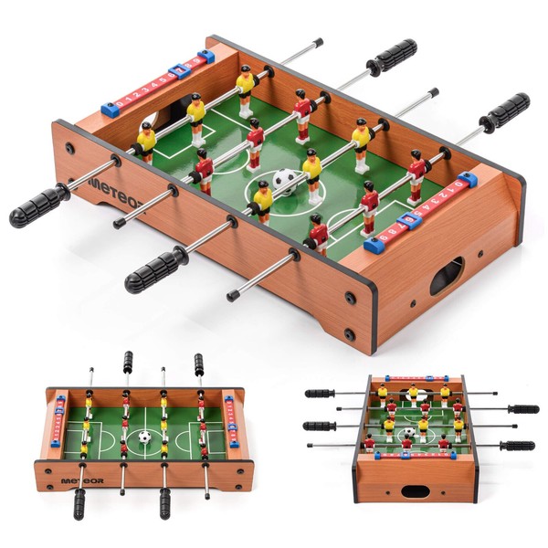 Mini Tischkicker Kickertisch TischfußBall Kicker Inkl. 2 BäLle Robust FüR Kinder-image
