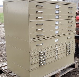 Nice Flat Filing Cabinets 13 Drawers Plus Base Last One Price Drop Ebay